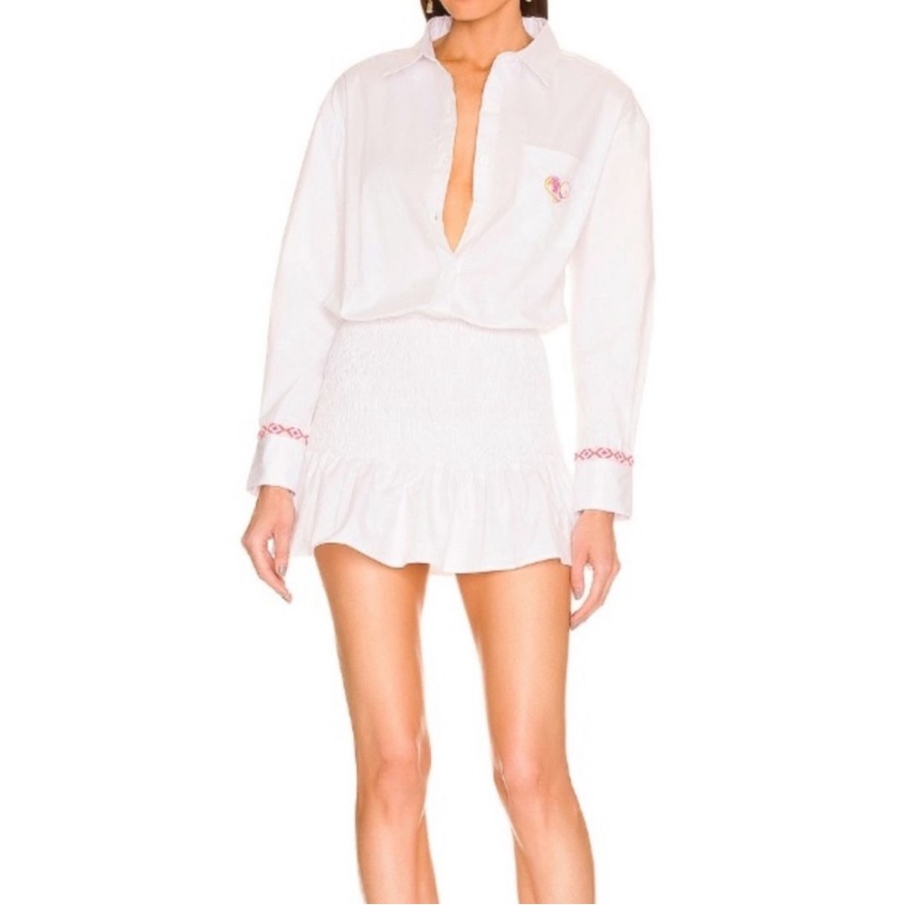 SER.O.YA Lexi Mini Dress in White size XS NWT